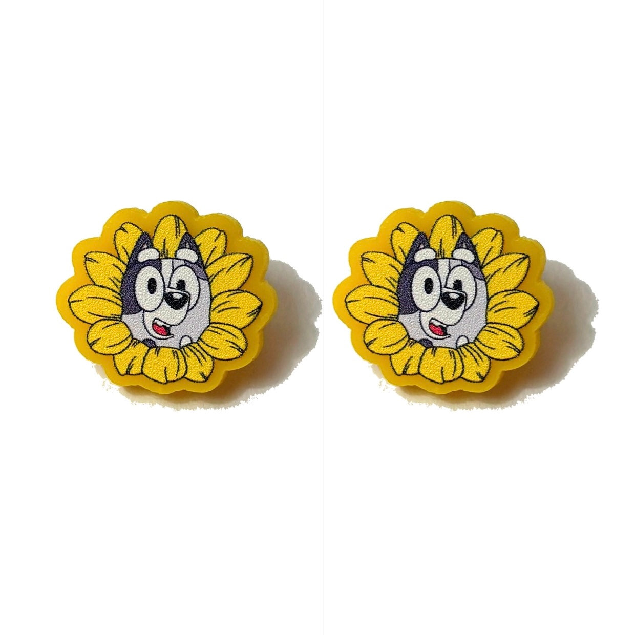 Sunflower Muffin Post Earrings