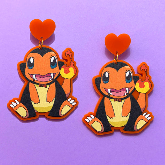 Vampire Charbaby Drop Earrings