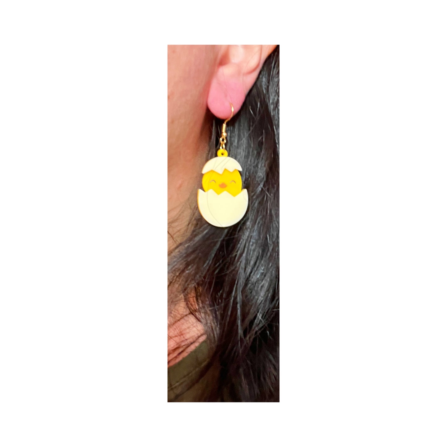 Baby Chick Drop Earrings