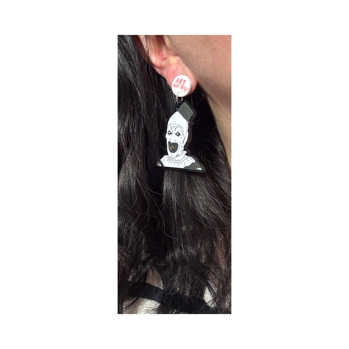Art Clown Drop Earrings