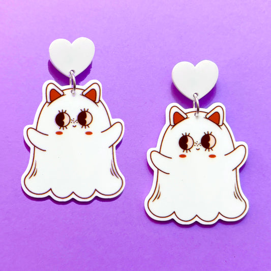 Feline Phantom Cutie Drop Earrings
