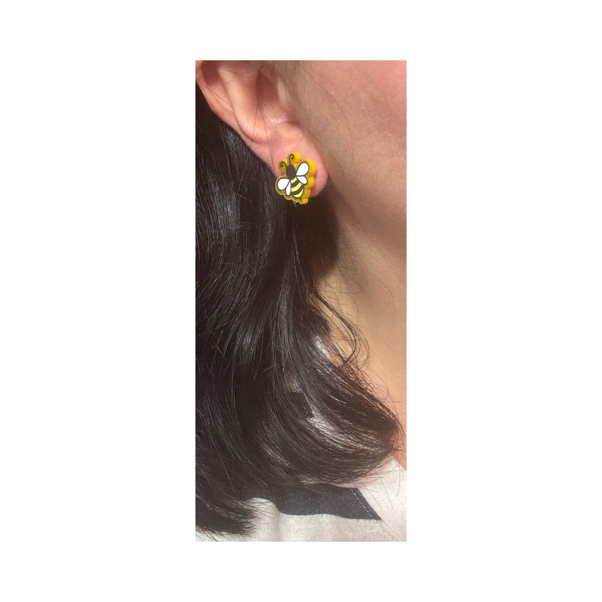 Odlings Bee Posts Sparkle Bee Post Earrings – FemmeDeBloom Jewelry Co.