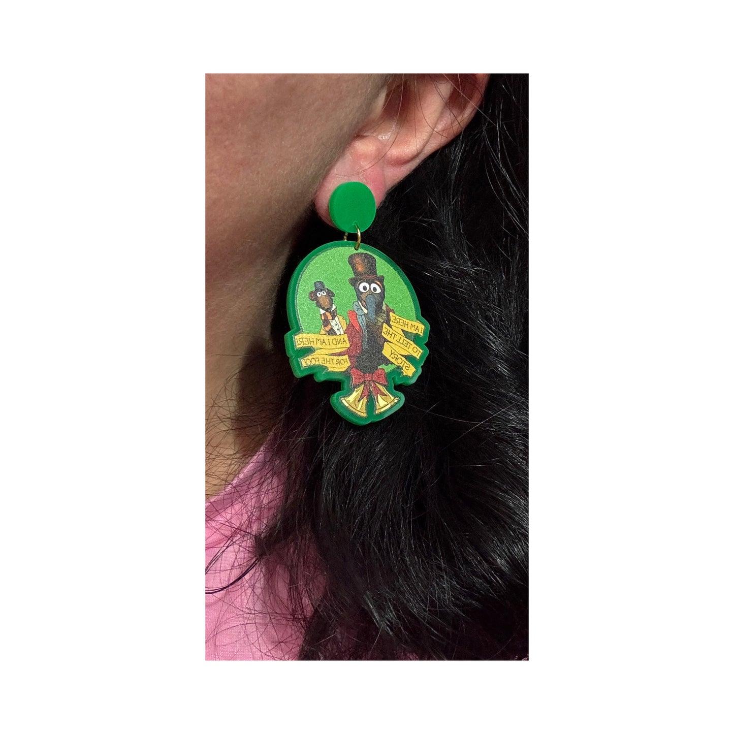 Gonzo Dickens & Rizzo Drop Earrings