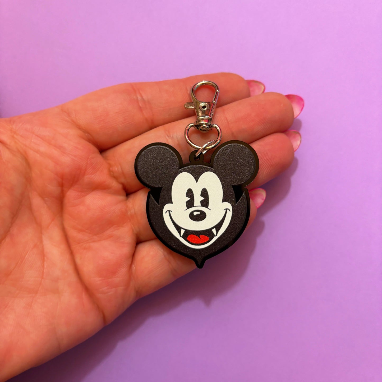 Mouse Vampire Keychain or Bag Charm