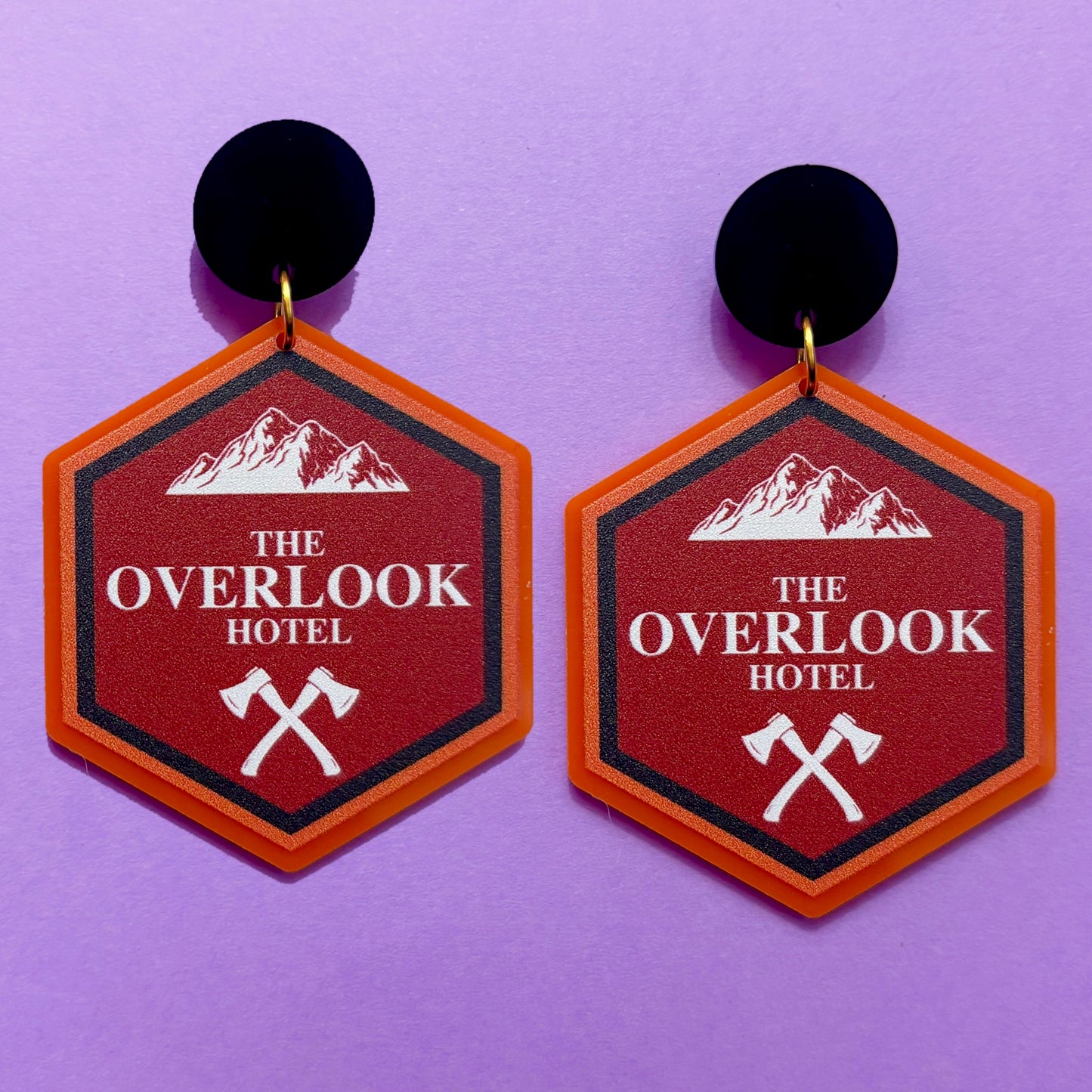 Overlook Hotel Drop Earrings