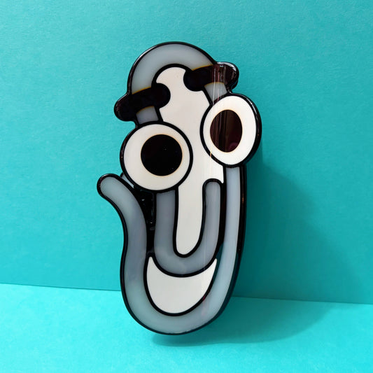 Clippy Claw Clip - Light Grey