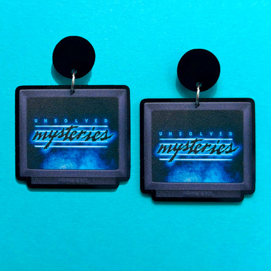 Unsolved Mysteries Drop Earrings