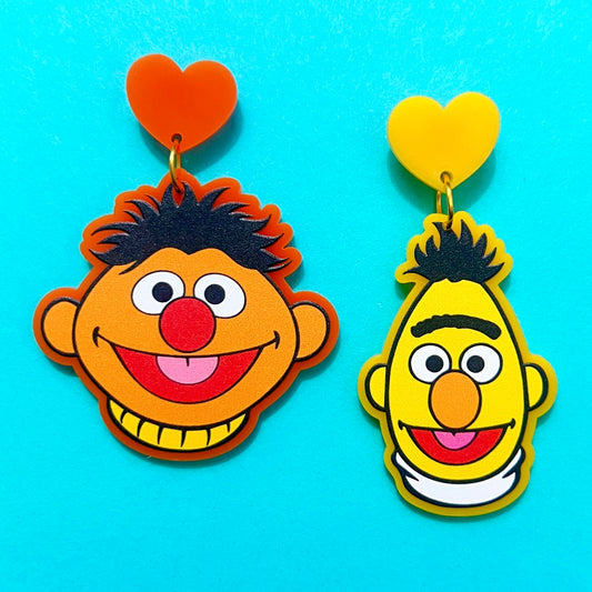 Bert & Ernie Drop Earrings