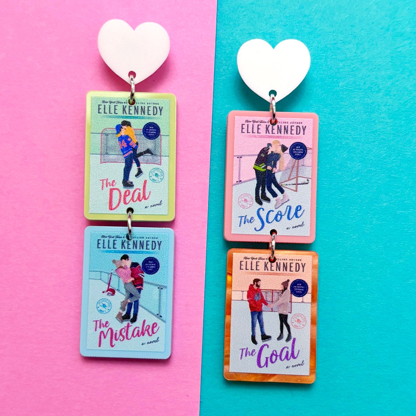 Off Campus Books Tiered Drop Earrings