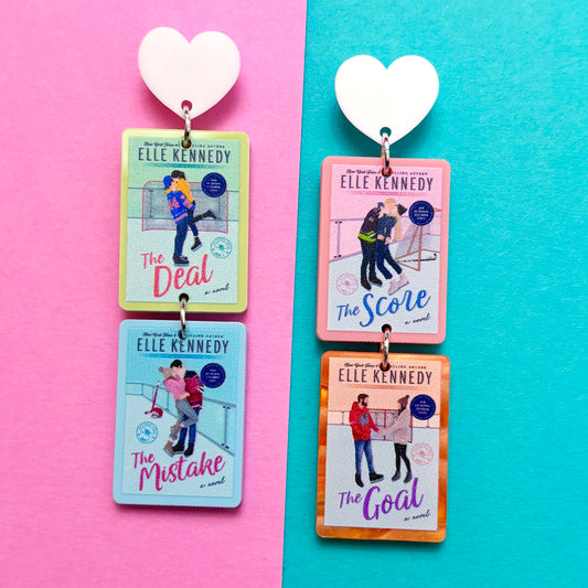 Off Campus Books Tiered Drop Earrings