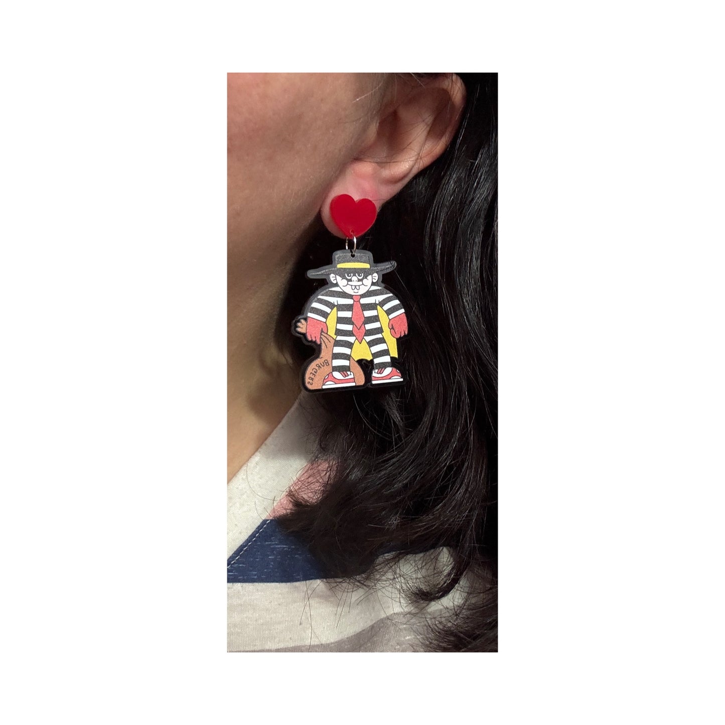 Hamburglar Drop Earrings