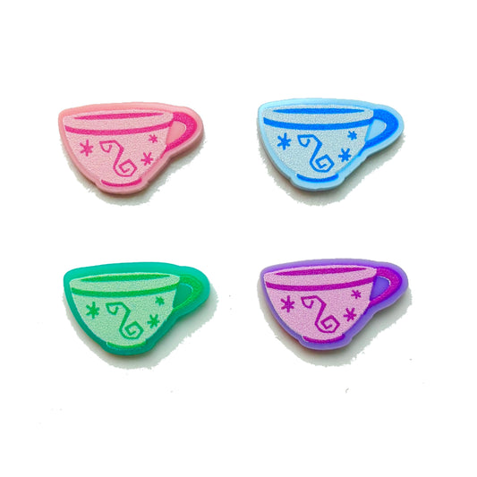 Tea Cups Mix and Match Post Earrings