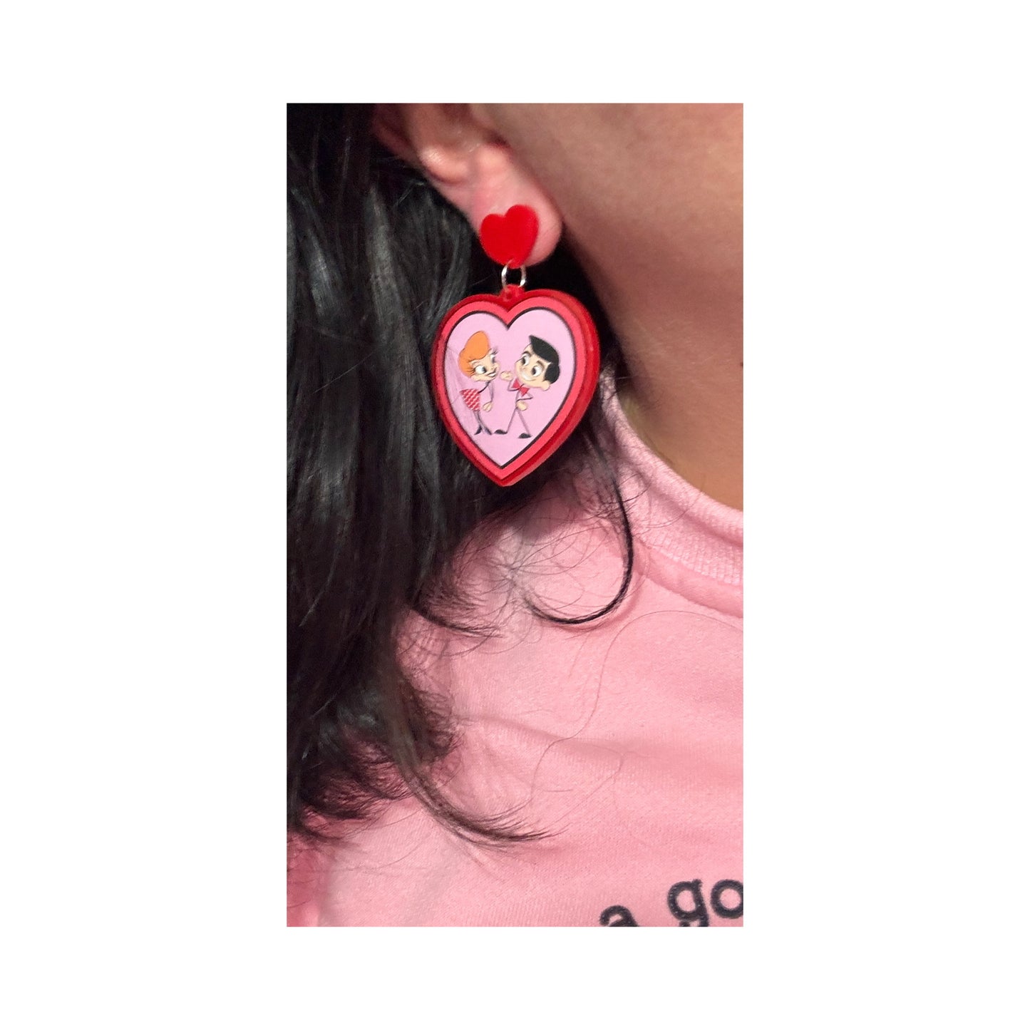 Lucy & Ricky Love Drop Earrings