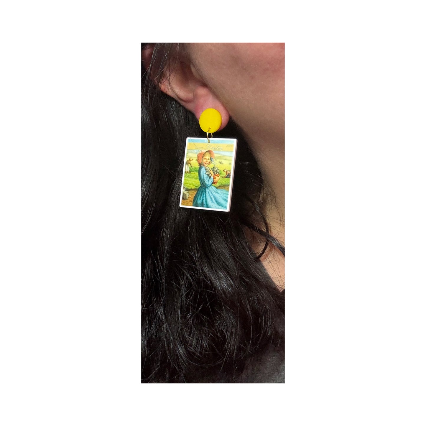 Kirsten Book Drop Earrings