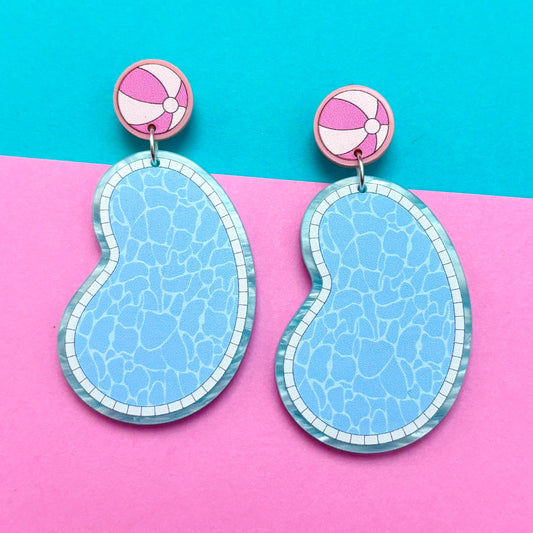 Pool Party Drop Earrings