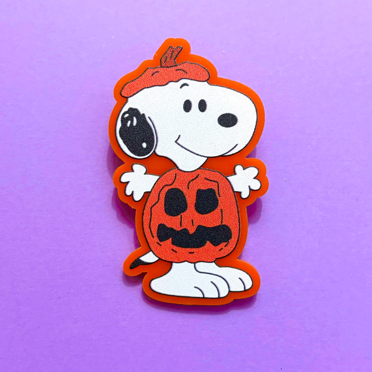 Pumpkin Beagle Pin