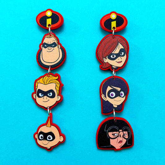 Incredible Family & Edna Tiered Drop Earrings