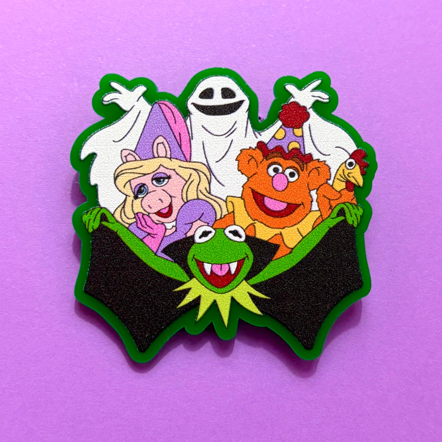 Halloween Puppet Pals Pin