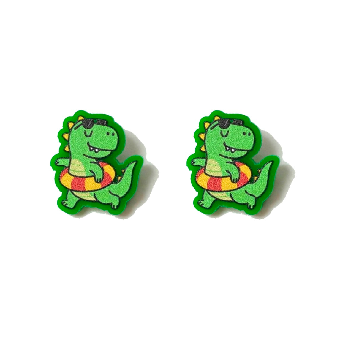 Summer Dino Post Earrings