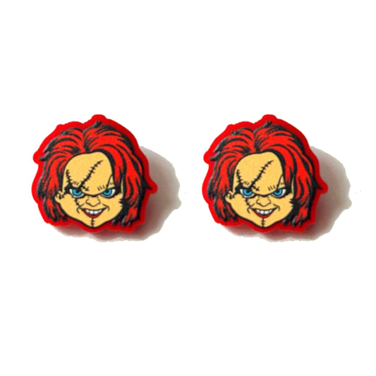 Chucky Acrylic Post Earrings