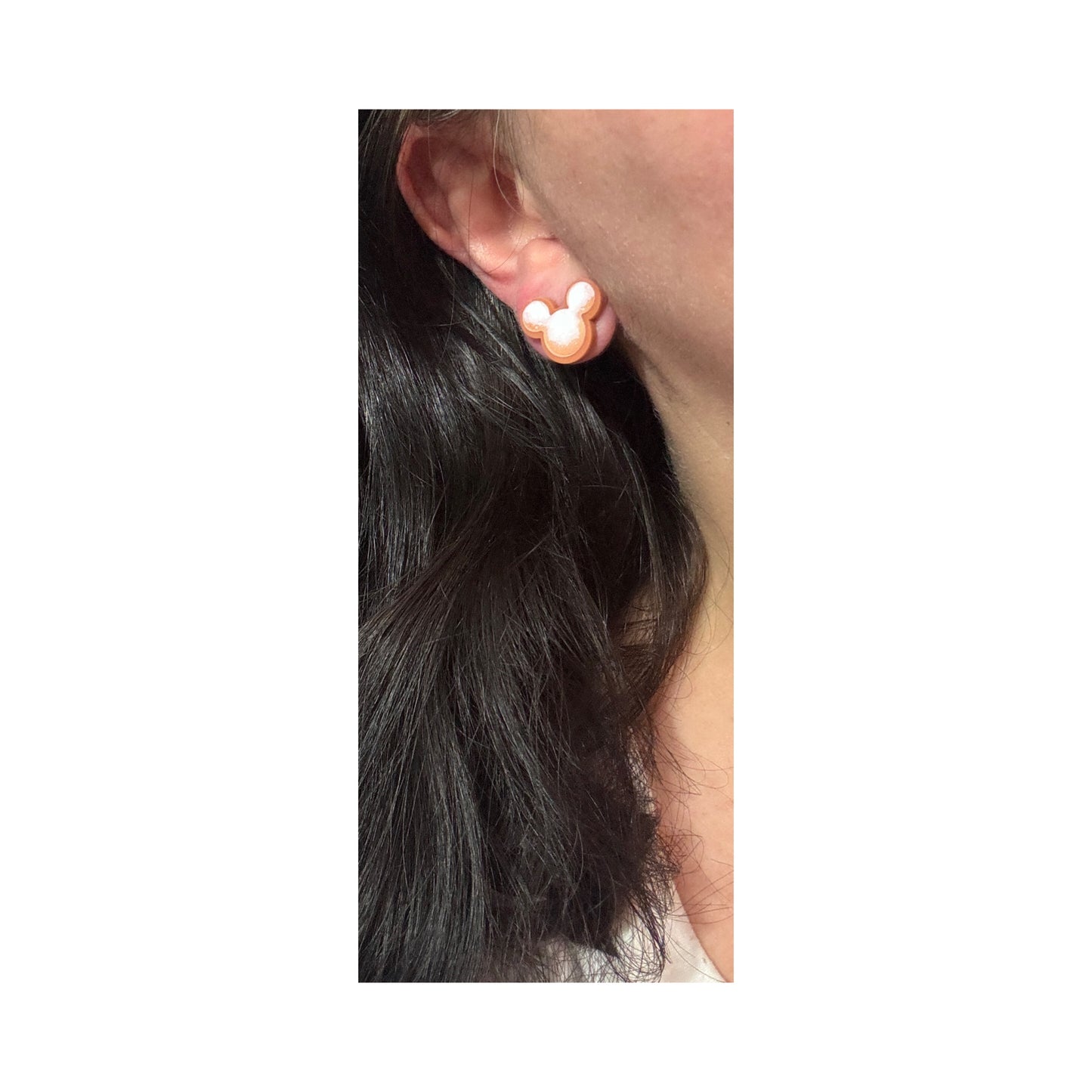 Mouse Beignet Post Earrings