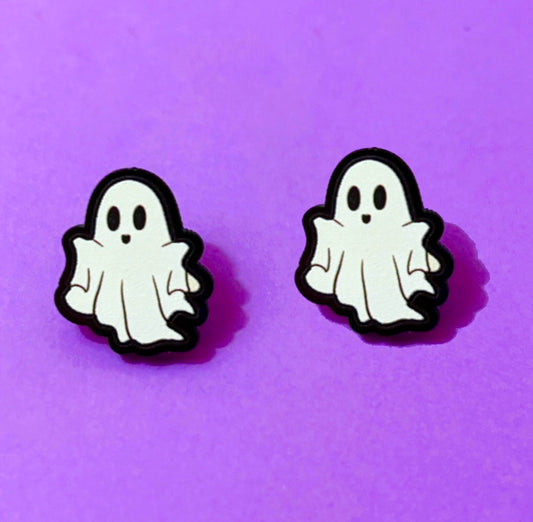 Cutie Ghost Post Earrings