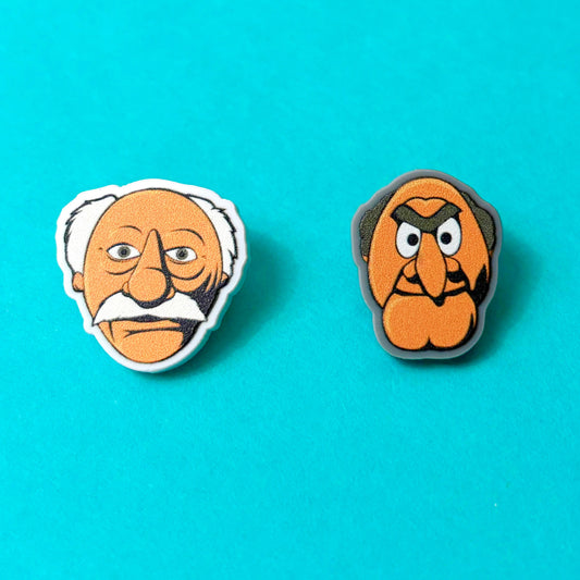 Statler & Waldorf Post Earrings