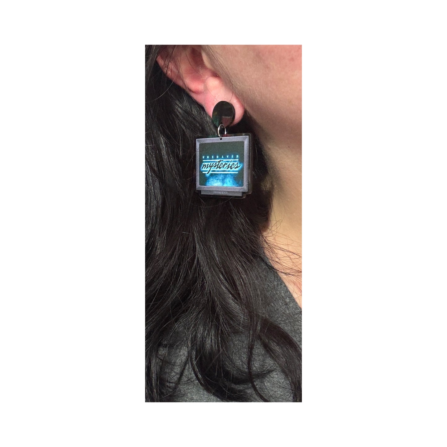 Unsolved Mysteries Drop Earrings