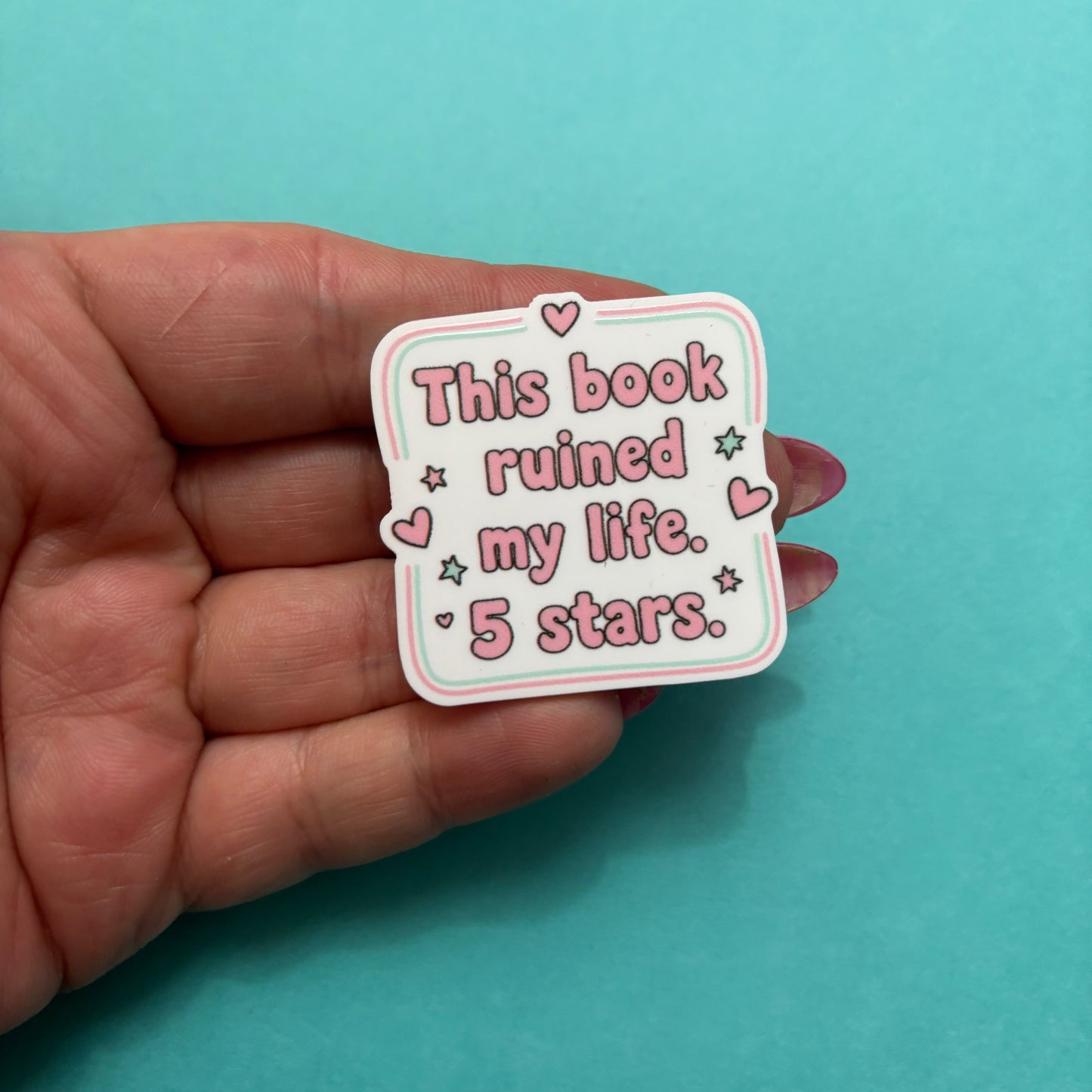 This Book Ruined My Life Pin