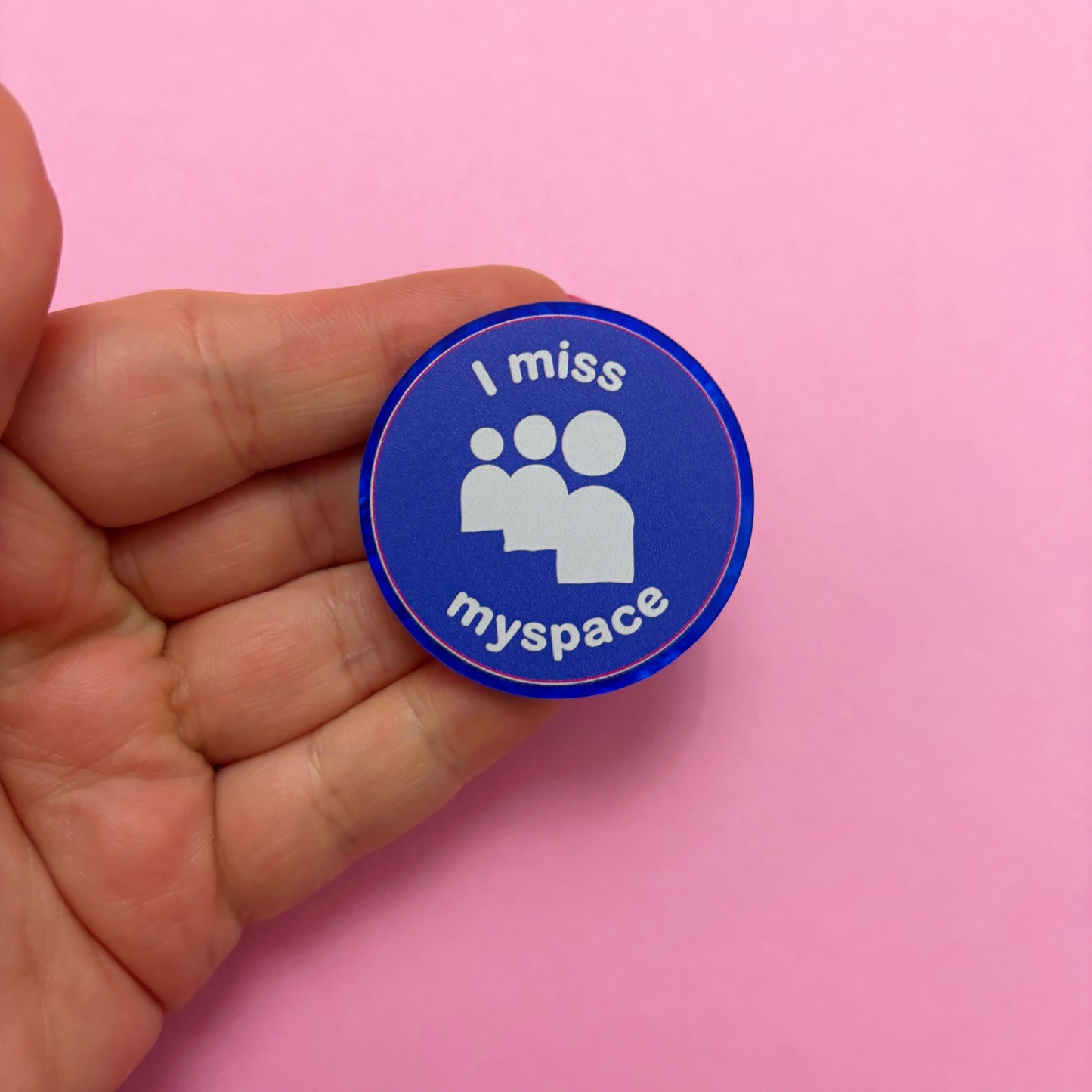 I Miss MySpace Pin