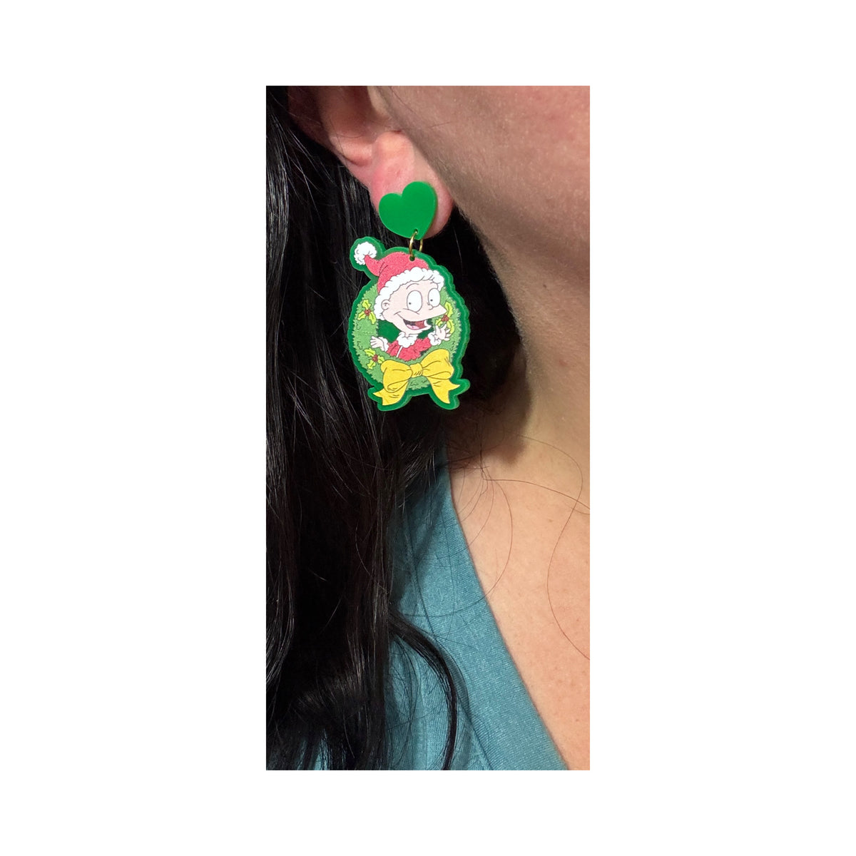 Tommy & Chucky Wreath Drop Earrings