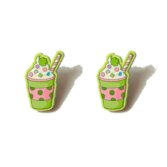 Shamrock Shake Post Earrings