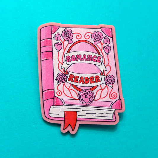 Romance Reader Book Pin