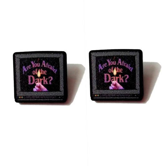 Afraid Of The Dark Post Earrings
