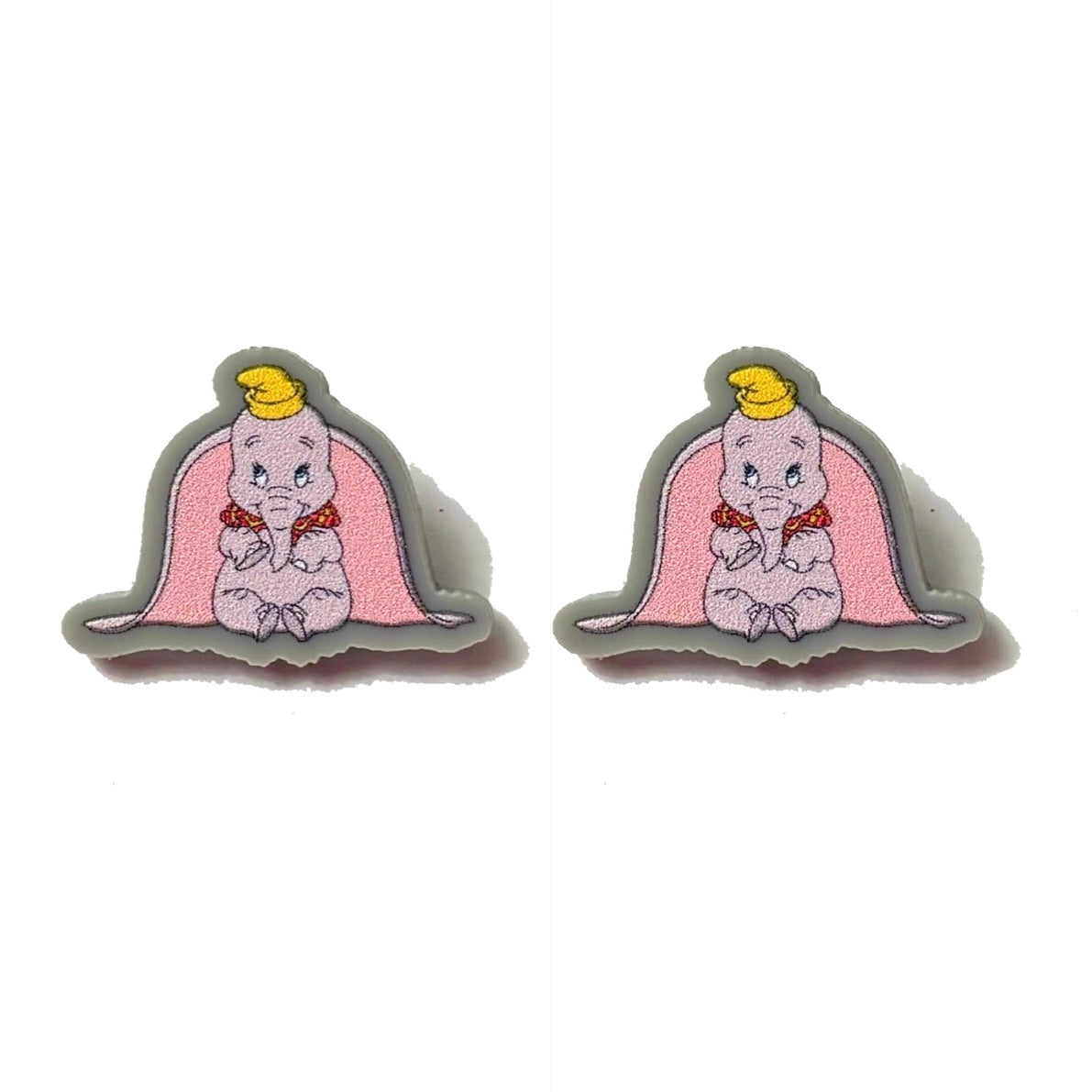Flying Elephant Post Earrings