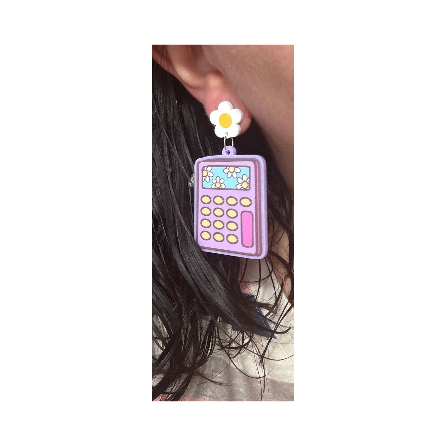 Groovy Calculator Drop Earrings