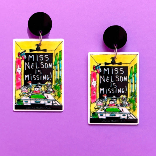 Miss Nelson Is Missing Drop Earrings