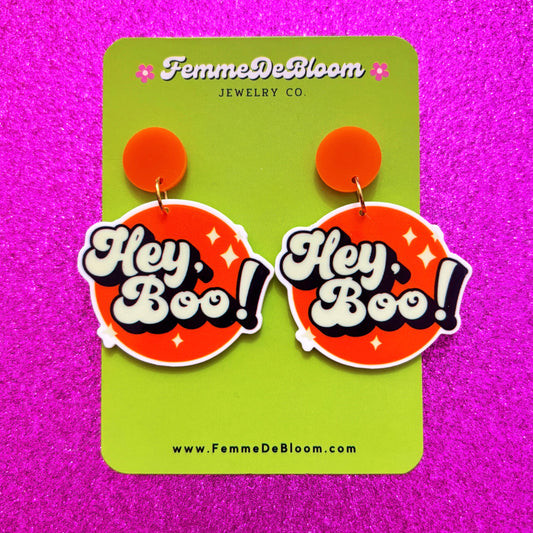 FREE GIFT - Hey Boo! Drop Earrings