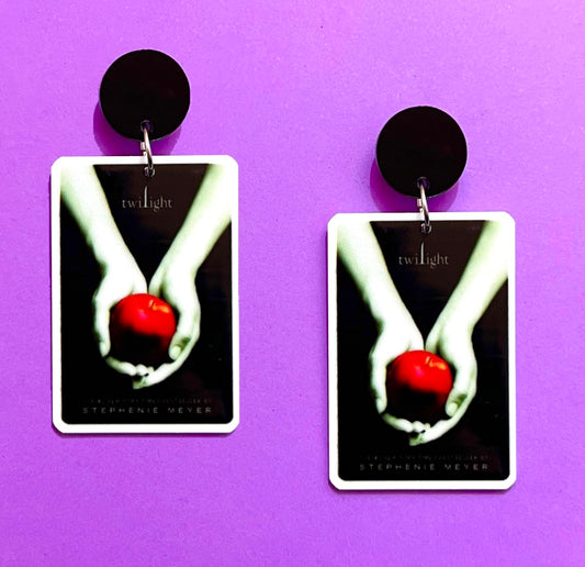 Twilight Book Drop Earrings