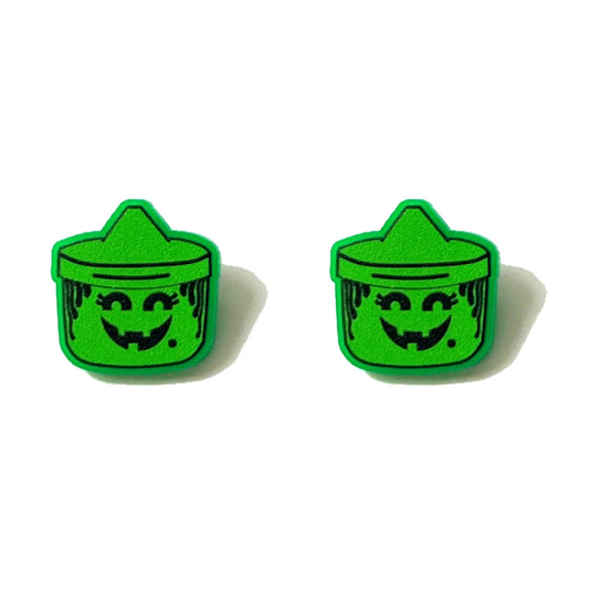 Witch Bucket Post Earrings