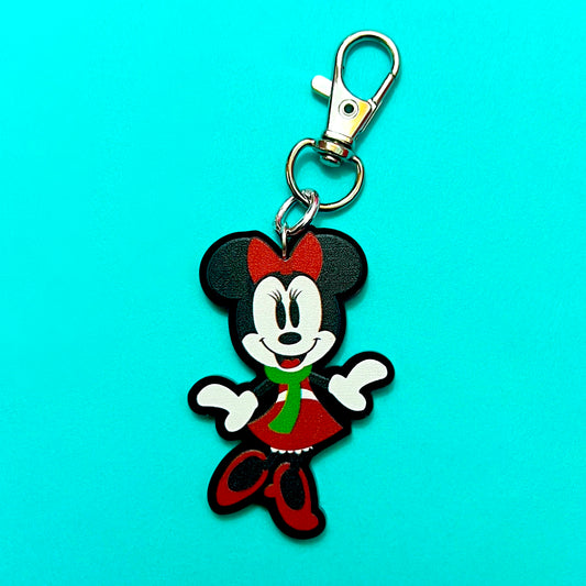 Holiday Minnie Bag Charm