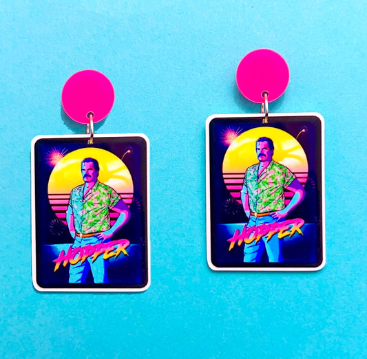 Hopper Acrylic Drop Earrings