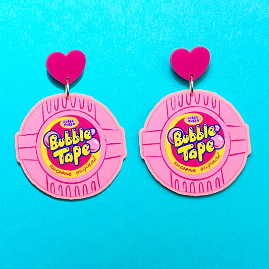 Bubble Tape Drop Earrings