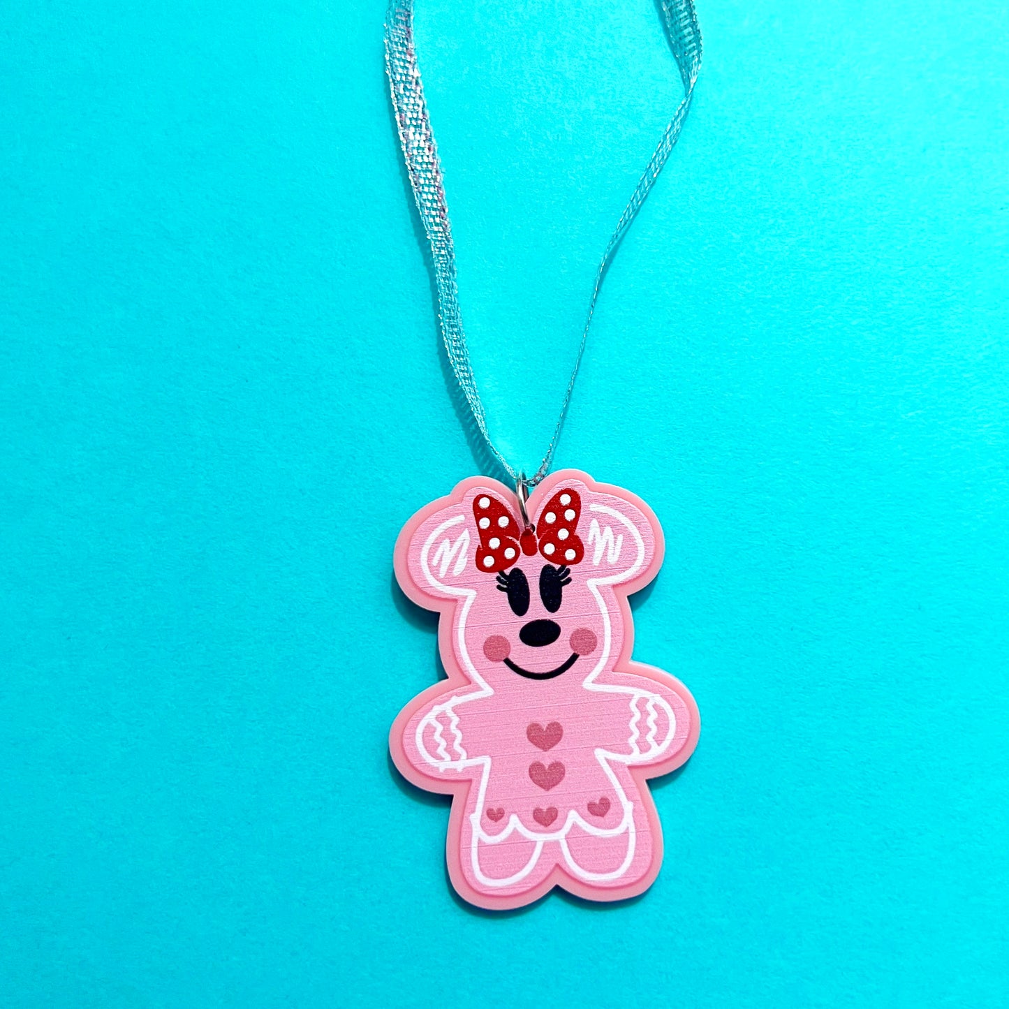 Pink Minnie Gingerbread Ornament