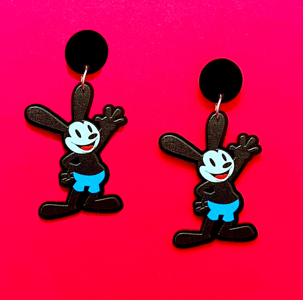 Lucky Rabbit Drop Earrings