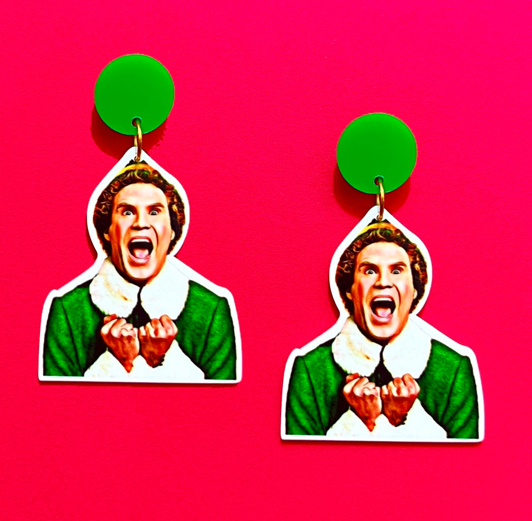 Buddy The Elf Drop Earrings