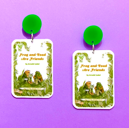 Frog and Toad Drop Earrings