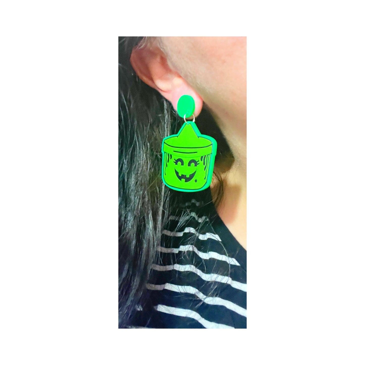 Witch Bucket Drop Earrings