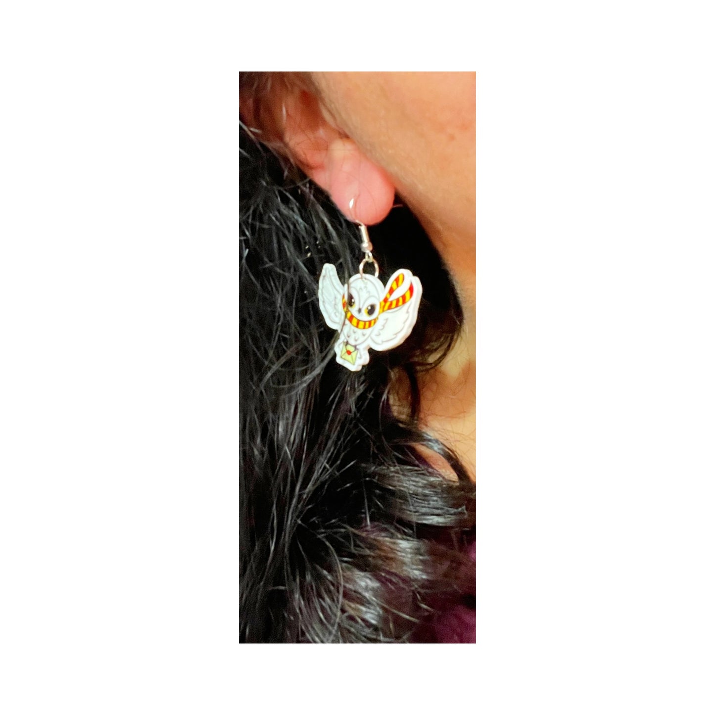 Magic Owl Drop Earrings