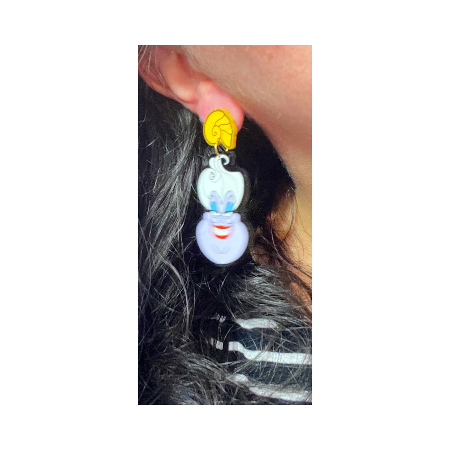 Sea Witch Acrylic Drop Earrings